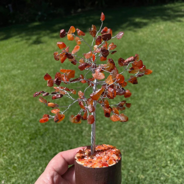 Red Carnelian Crystal Tree