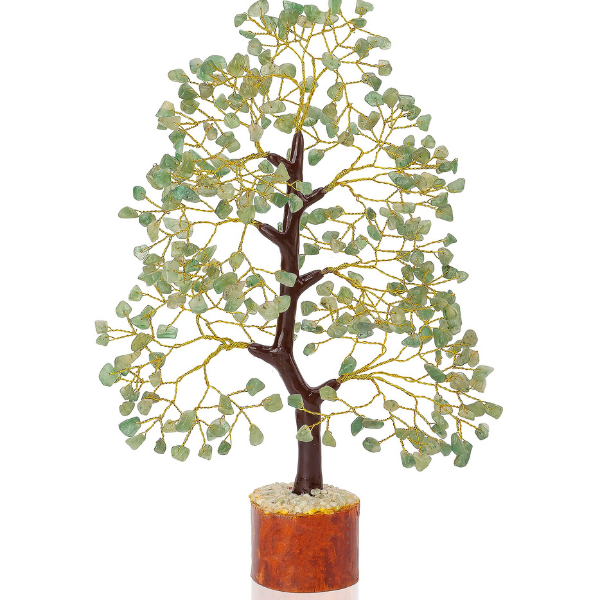 Green Jade Crystal Tree