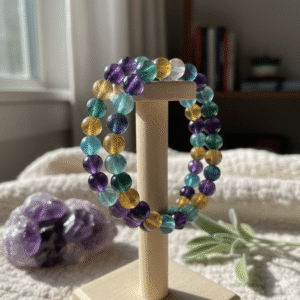 Multi Florite Bracelet 8mm