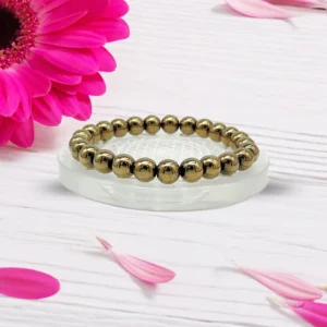 Golden Pyrite Bracelet 8mm