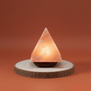 Pyramid Salt Lamp